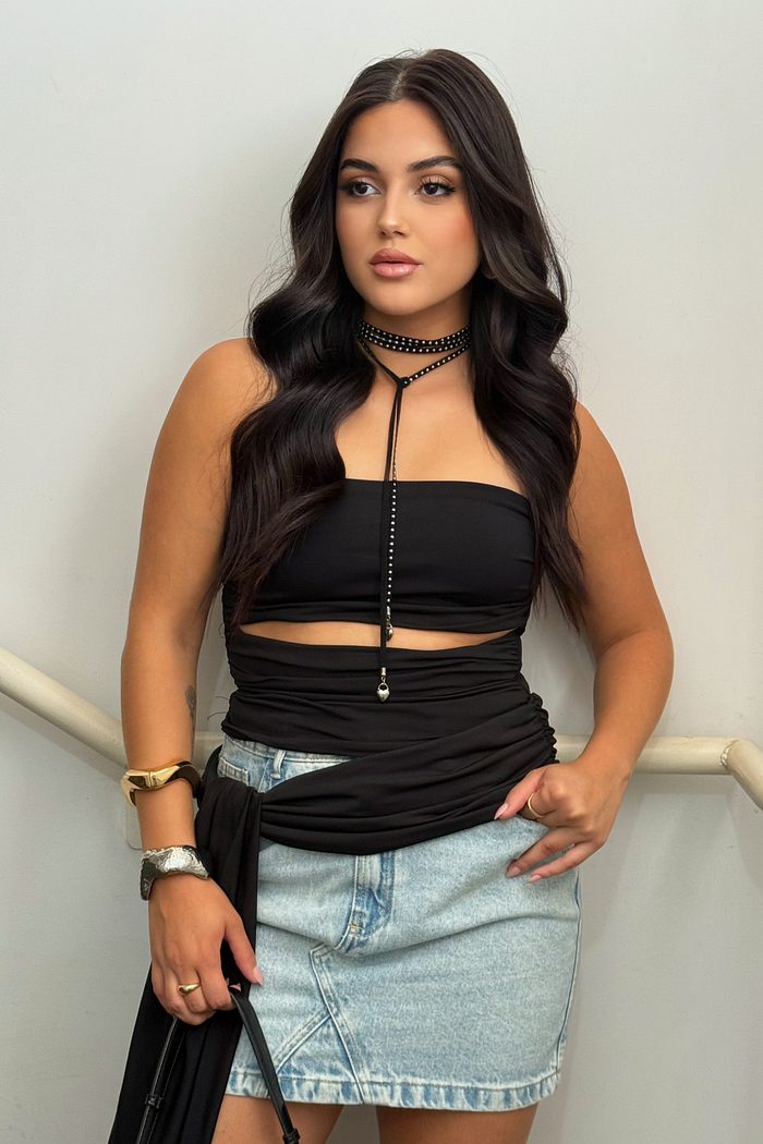 Blusa Transpassada Megan