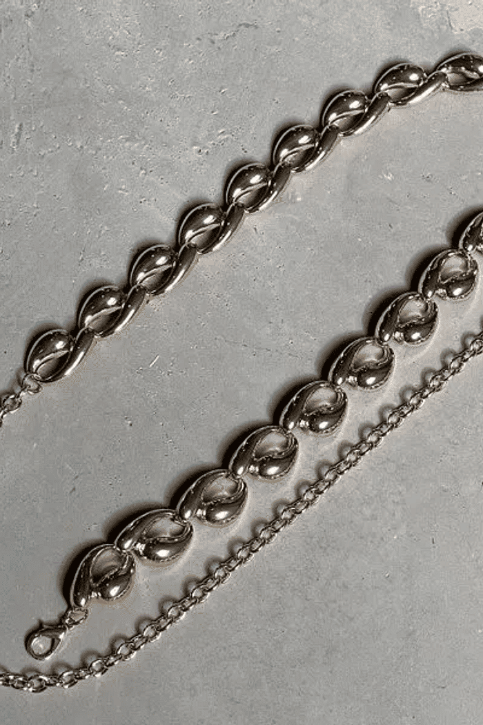 Cinto metal feminino corrente Arezzo