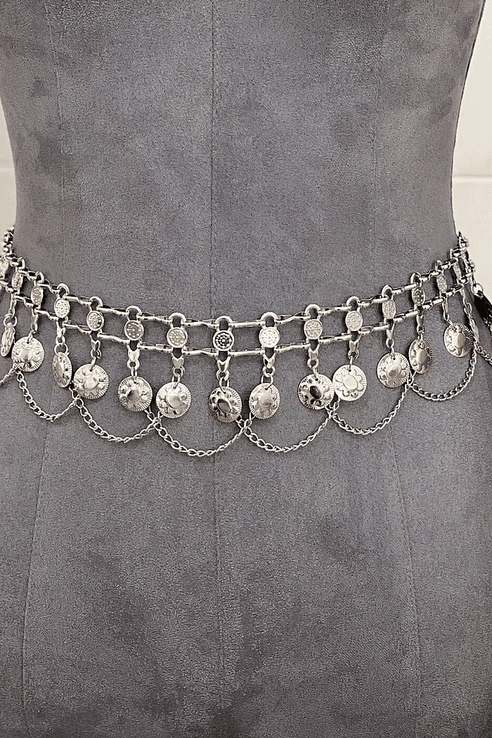 Cinto metal feminino gipsy