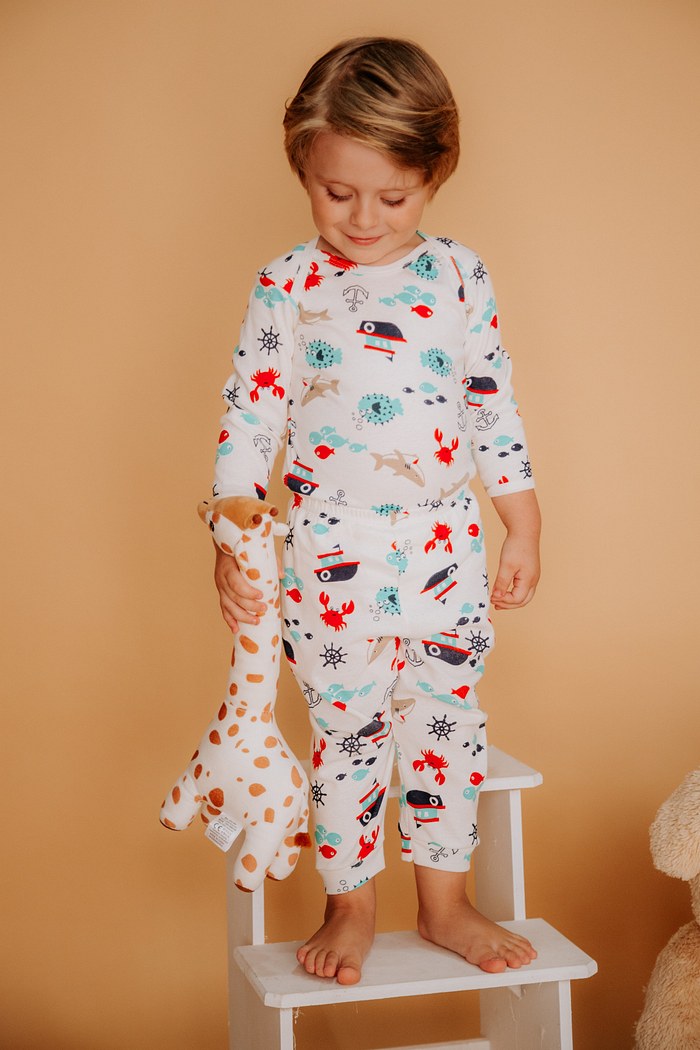 Conjunto Ribana Longo Fundo do Mar Stolf