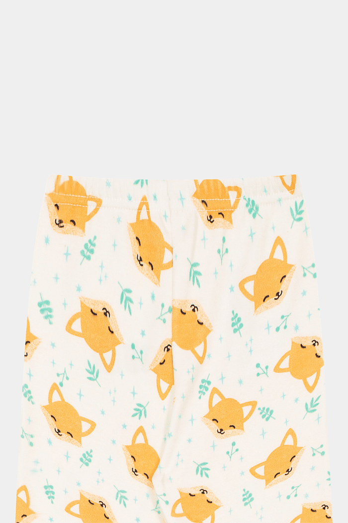 Calça Suedine Estampada Raposa Stolf