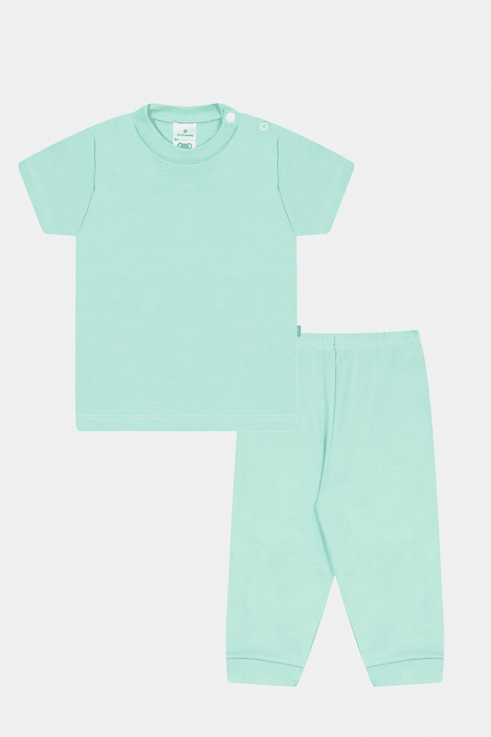 Conjunto Suedine Camiseta Curta e Calça Acqua Stolf