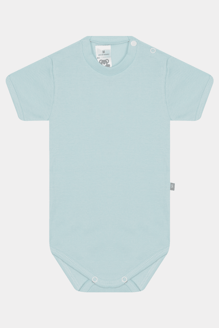 Conjunto Canelado Body Curto e Calça Acqua Stolf