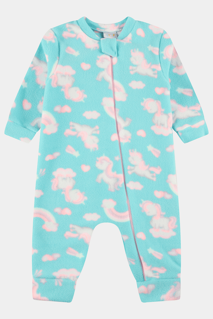 Macacão Microsoft Longo Unicórnio Verde Stolf