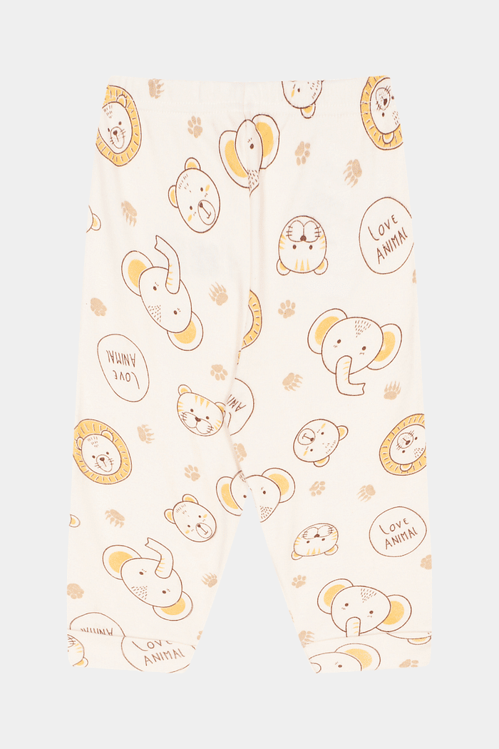 Calça Suedine Estampada Animais Stolf