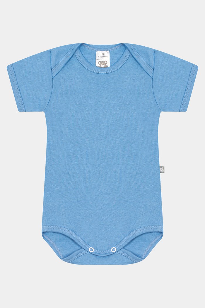 Conjunto Suedine Body Curto e Calça Azul Médio Stolf