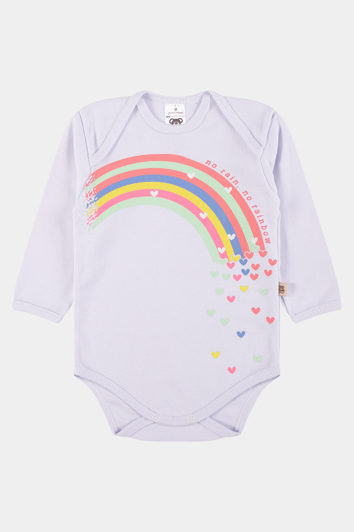 Conjunto Suedine Longo Rainbow Branco Stolf