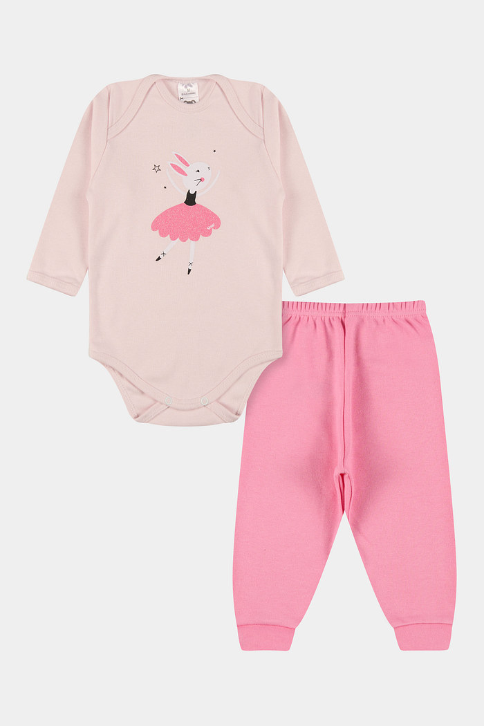 Conjunto Suedine Longo Coelha Bailarina Stolf