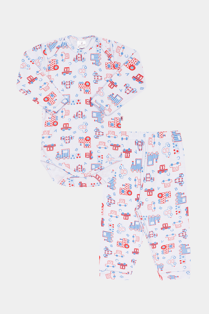 Conjunto Suedine Longo Carrinho Stolf