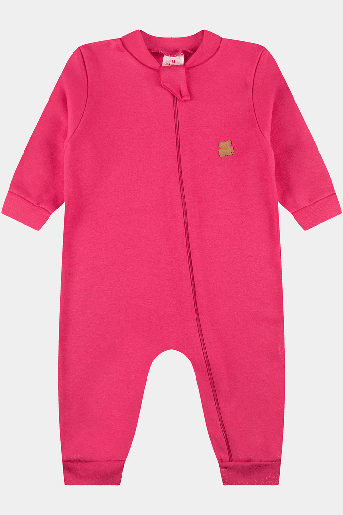 Macacão Algodão Egípcio Longo Pink Stolf