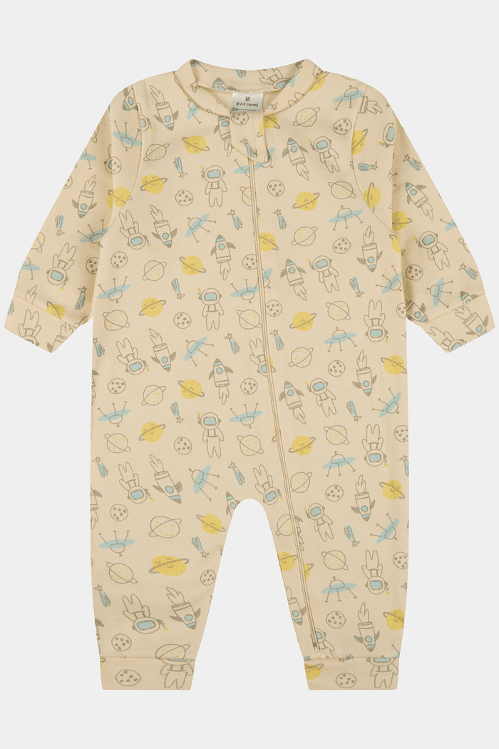 Macacão Suedine Longo Foguete Stolf