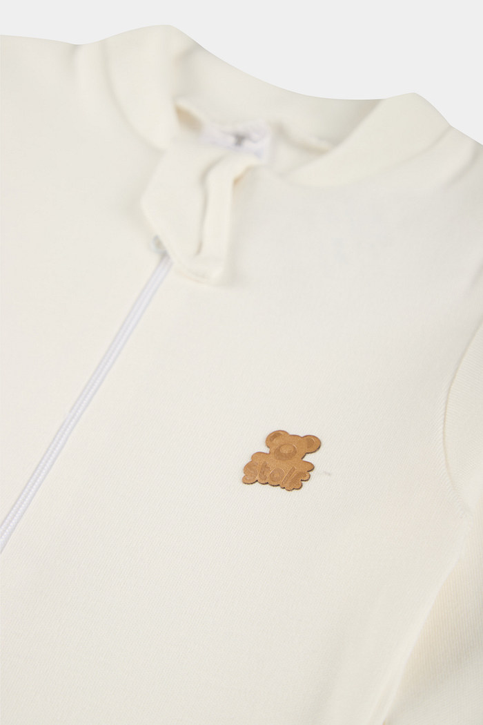 Macacão Algodão Egípcio Longo Off White Stolf