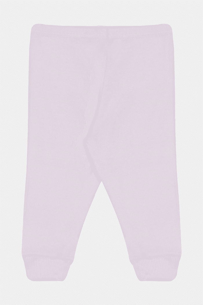 Calça Canelada Lisa Branca Stolf