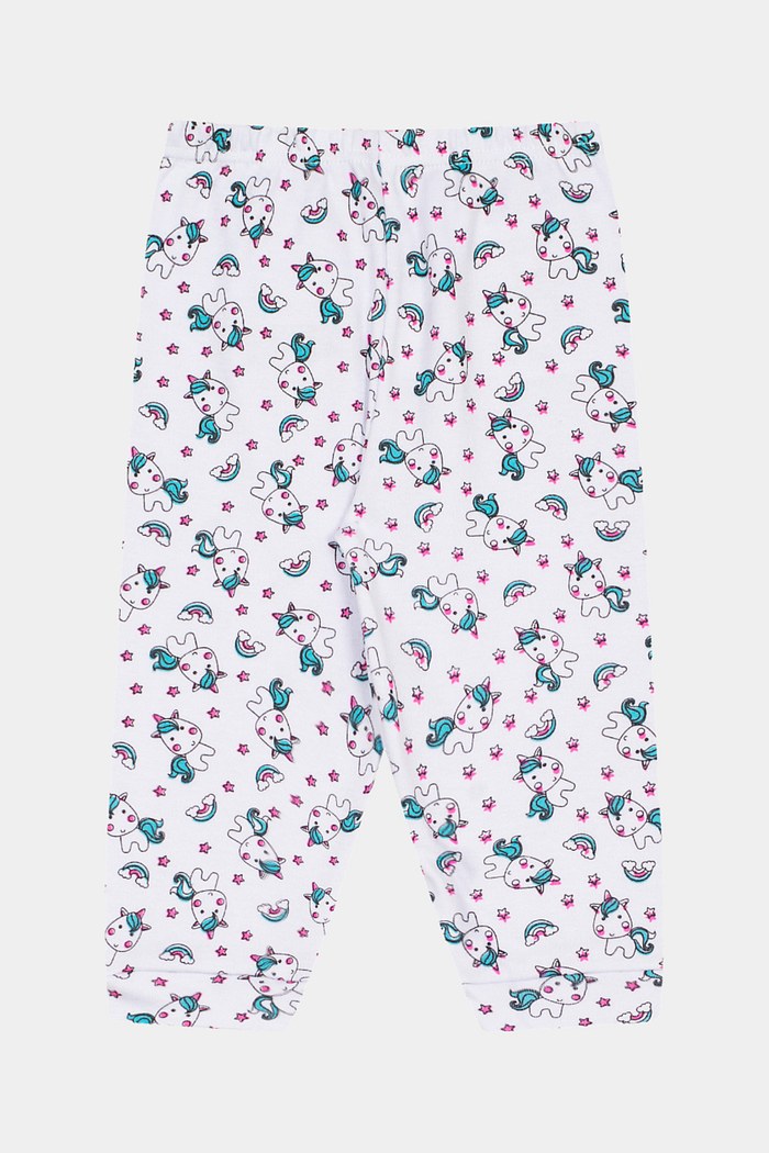 Calça Suedine Estampada Unicórnio Stolf