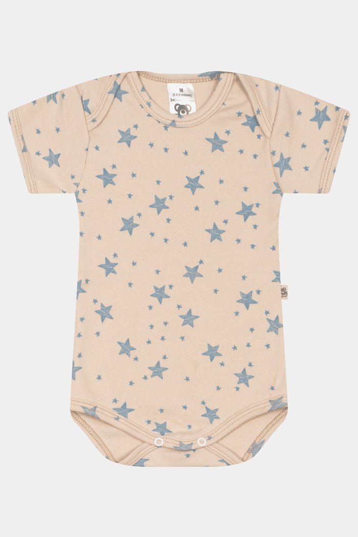 Conjunto Suedine Body Curto e Calça Estrelinha Stolf