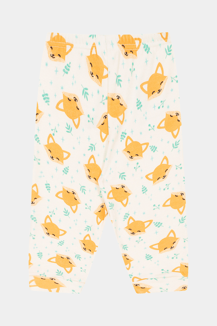 Calça Suedine Estampada Raposa Stolf