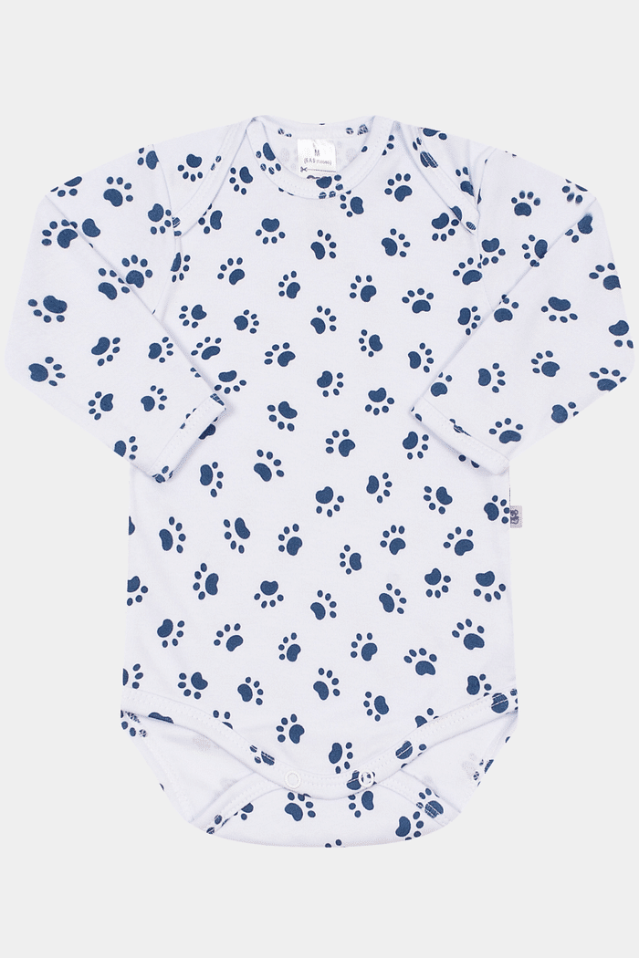 Body Suedine Manga Longa Estampado Patinha Stolf