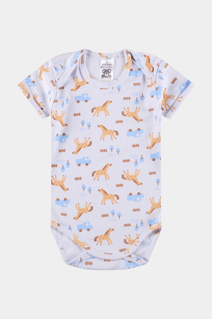 Conjunto Suedine Curto Cavalo Branco Stolf