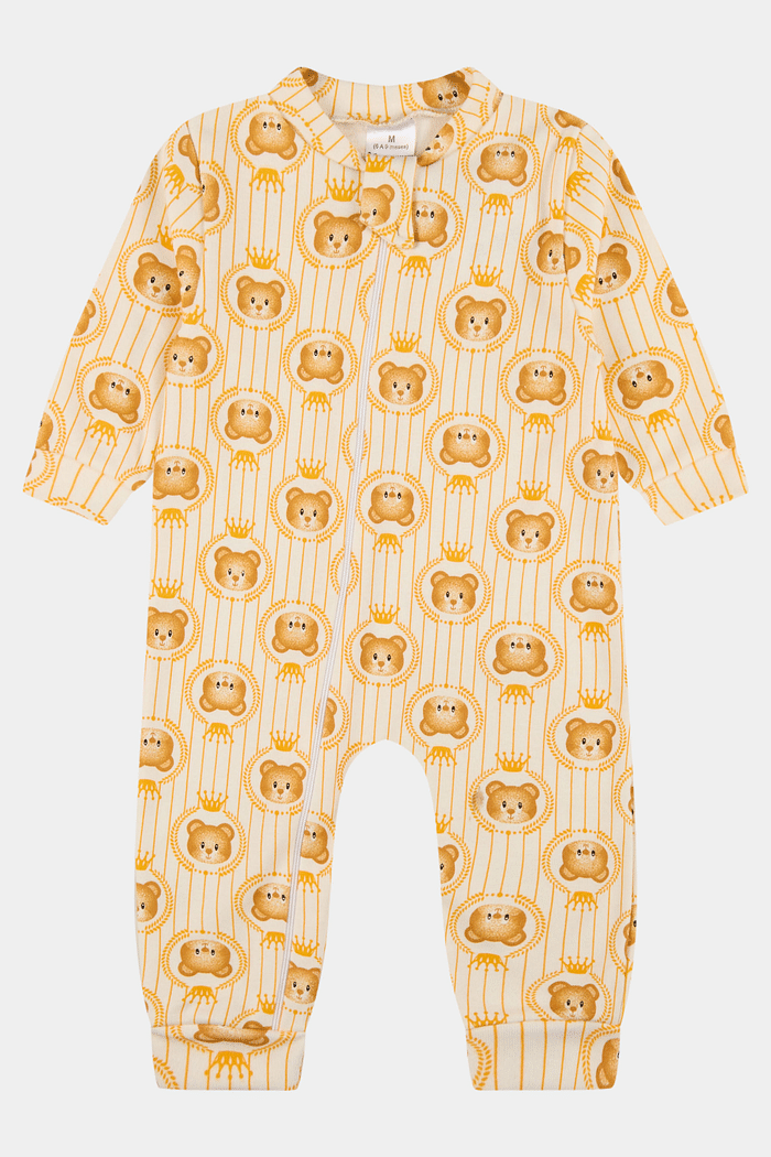 Macacão Suedine Longo Urso Coroa Stolf