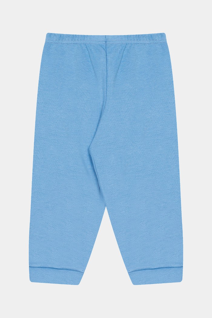 Calça Suedine Lisa Azul Médio Stolf