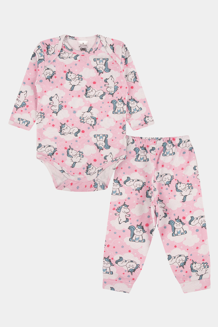 Conjunto Ribana Longo Unicórnio Stolf