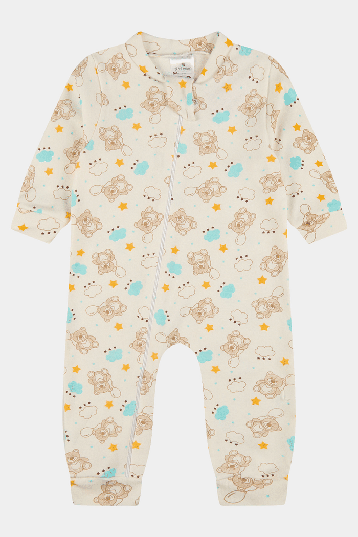 Macacão Suedine Longo Ursinho Balão Stolf