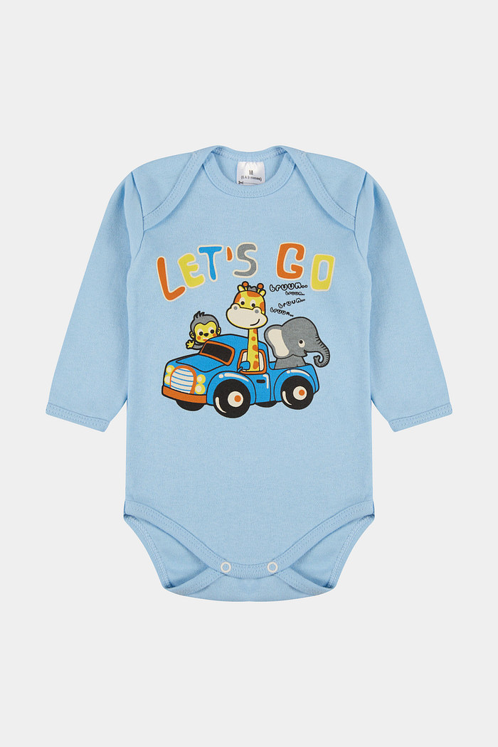 Conjunto Suedine Longo Let's Go Azul Stolf