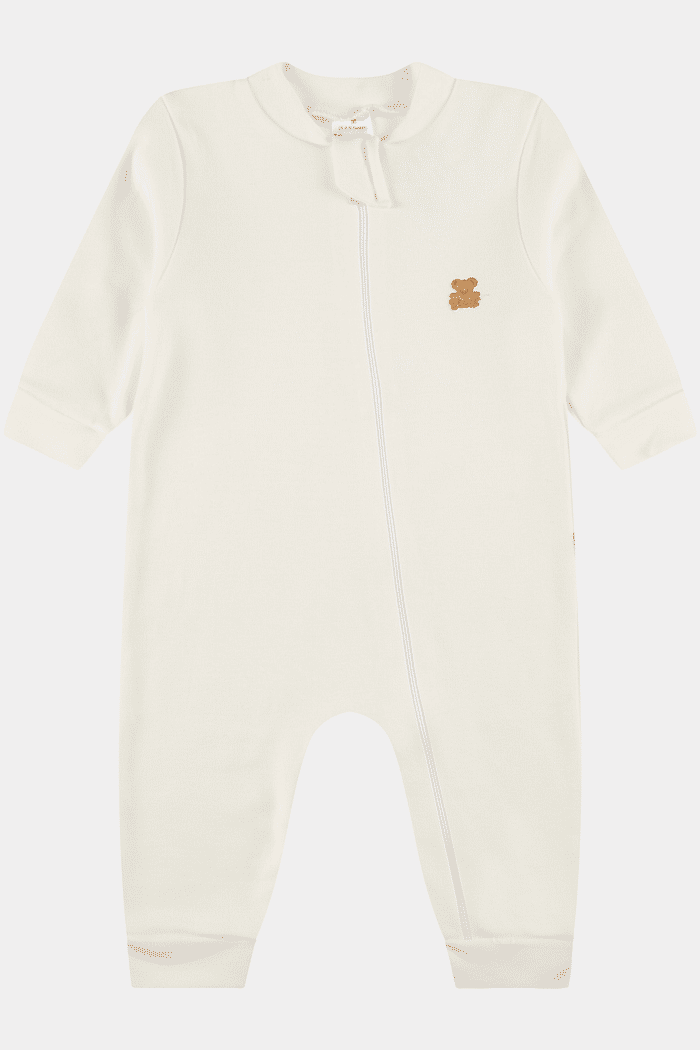 Macacão Algodão Egípcio Longo Off White Stolf