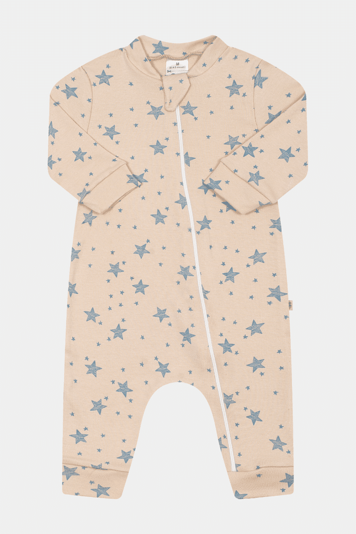 Macacão Suedine Longo Estrelinha Stolf