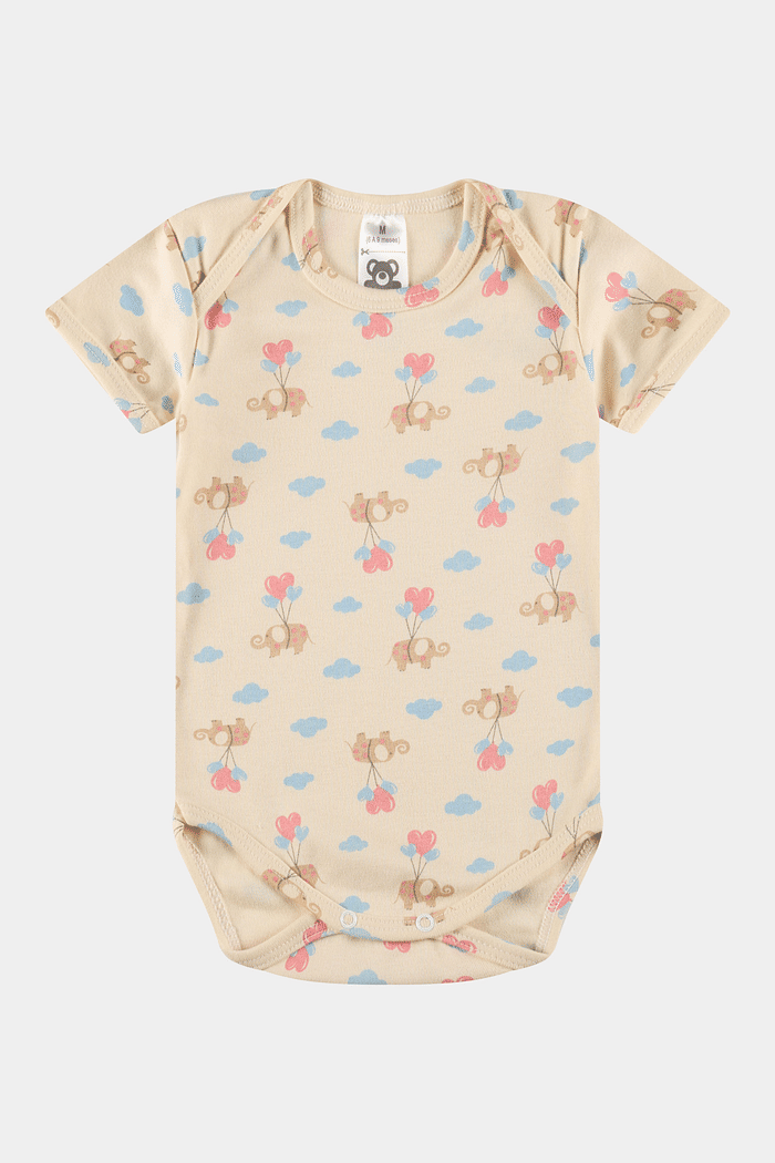 Conjunto Suedine Curto Elefante Creme Stolf