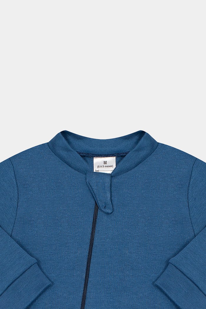 Macacão Suedine Longo Marinho Stolf