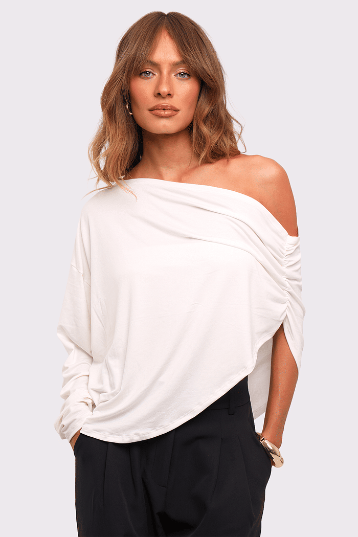 blusa off white lótus mundo lolita