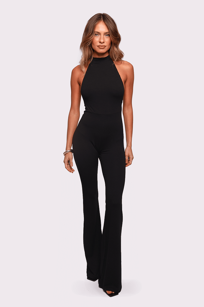 macacão halter neck preto mundo lolita