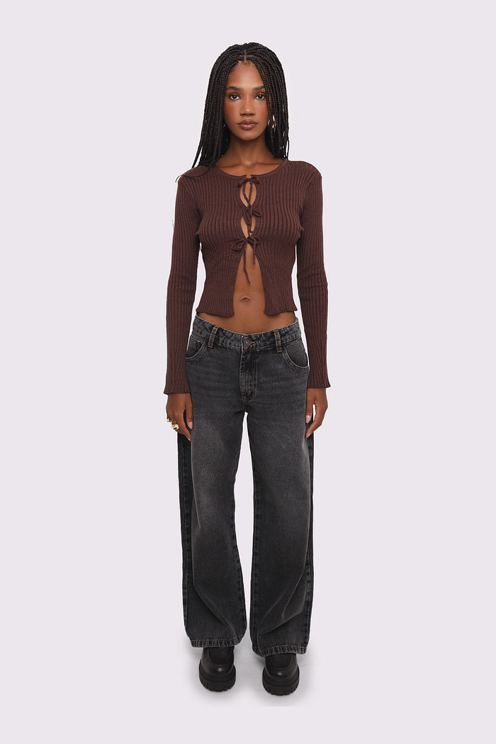 calça jeans britney cinza estonado mundo lolita