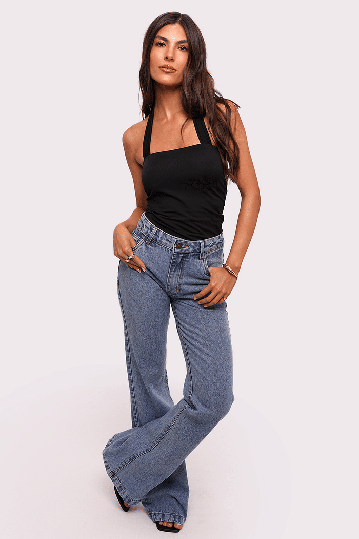 calça jeans bootcut mindy mundo lolita