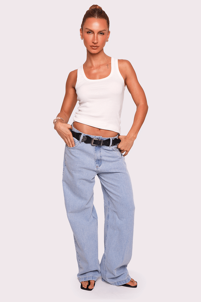 calça jeans relaxed mariah mundo lolita