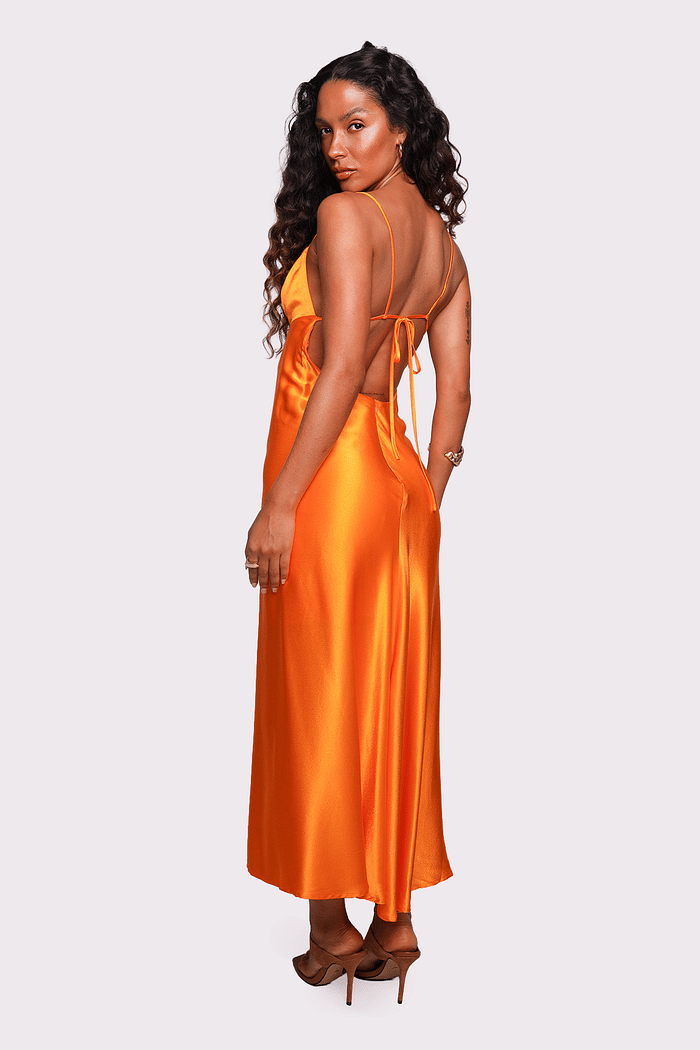 vestido luna laranja mundo lolita