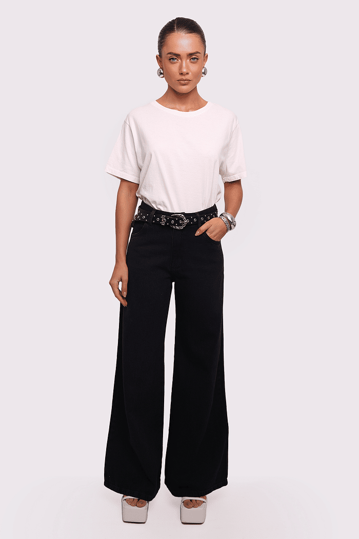 calça jeans preta taylor mundo lolita