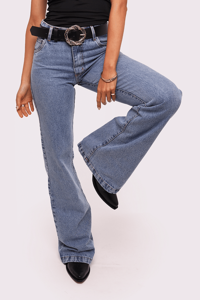 calça jeans bootcut mindy mundo lolita