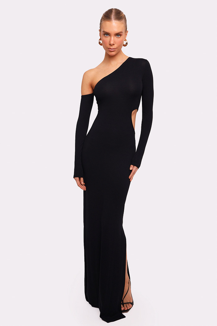 vestido longo preto blake mundo lolita