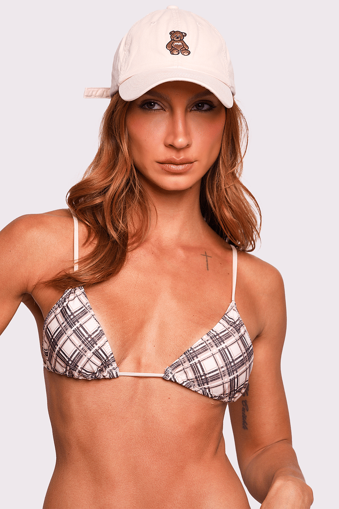 boné teddy bear bege mundo lolita