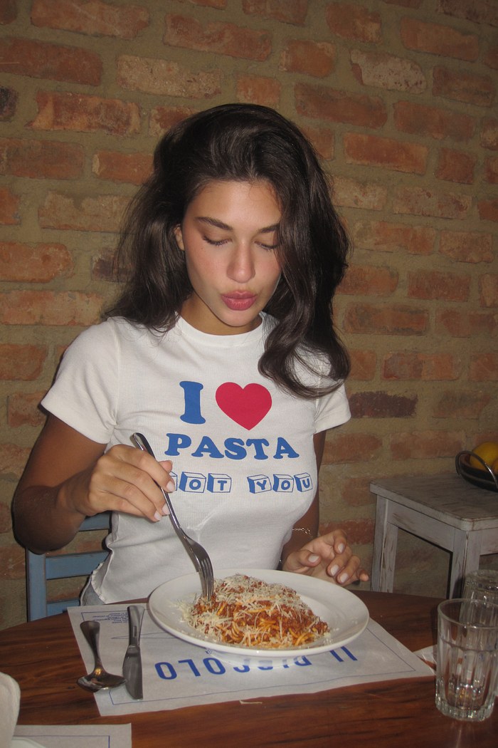 baby tee i love pasta mundo lolita