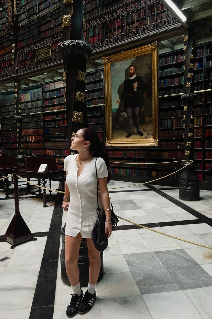 vestido de tricô amore off white mundo lolita