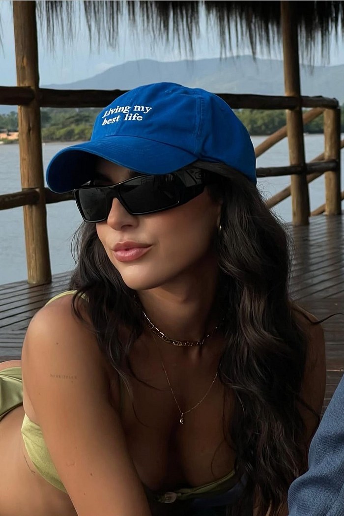 boné azul best life mundo lolita