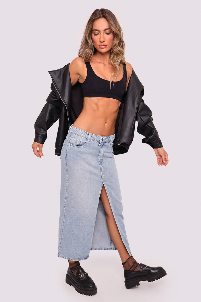 top alças largas preto zoe mundo lolita