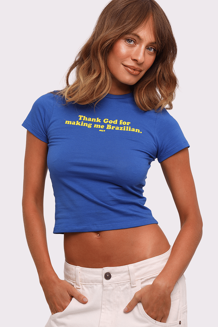 baby tee thank god mundo lolita