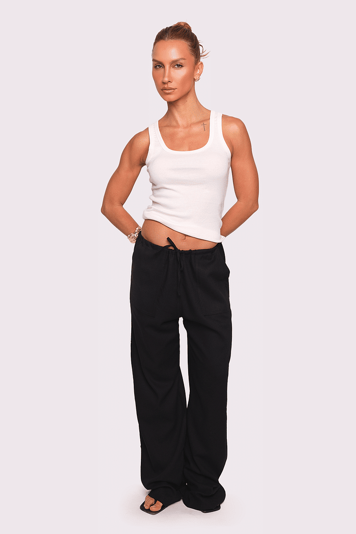 calça trancoso preta mundo lolita