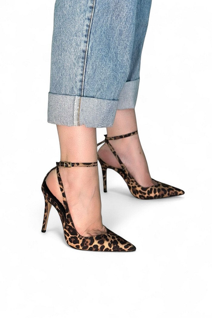 LEONA - SCARPIN SLINGBACK SALTO FINO ONÇA