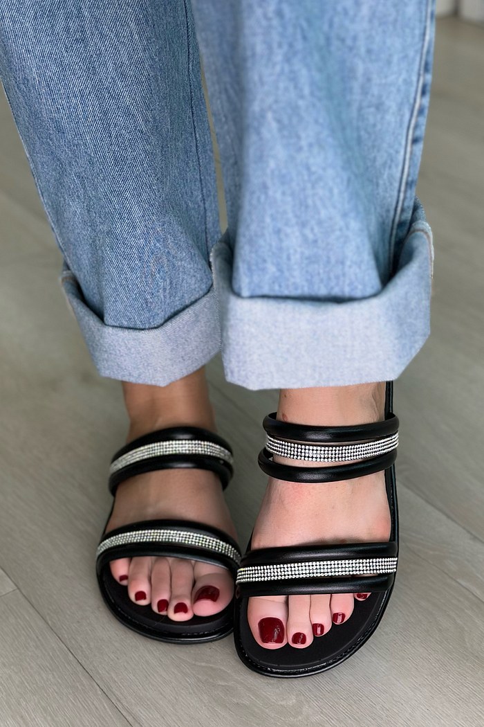 PAULA - BIRKEN TIIRAS STRASS PRETA