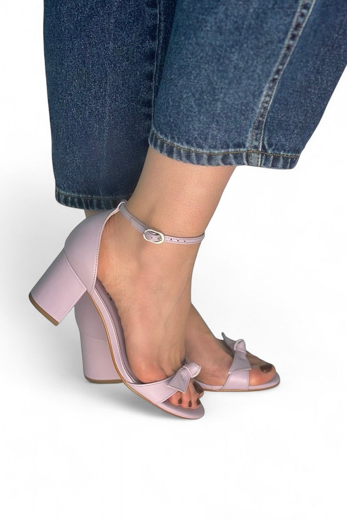 EMMA - SANDÁLIA LAÇO LILÁS